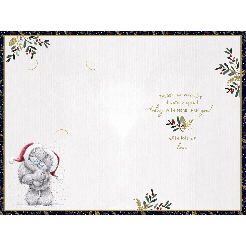 One I Love Me to You Bear Handmade Christmas Card Extra Image 1